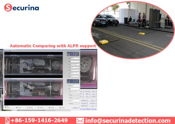 Line Scan Uvss System , Automotive Surveillance System For Car Under Body Security