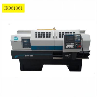 O torno horizontal do CNC da cama lisa faz à máquina CKD6136i 20 - 3000r/Min Spindle Speed