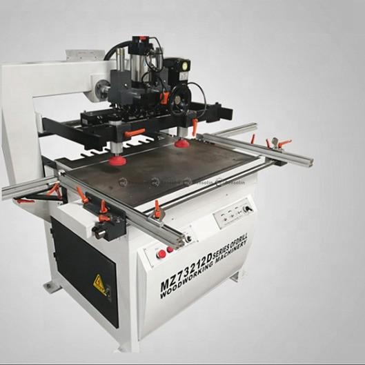 Double Line Wood Boring Machine Vertical Drilling Hinge Boring Machine 2840rmp