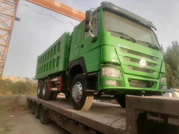1 ano Serviço pós-venda Sinotruk HOWO 6X4 camião de descarga para equipamentos de construção