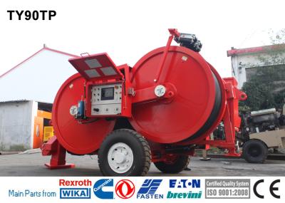 Tendeur-tireur hydraulique pour le montage de câbles de lignes électriques