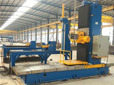 Facing milling machine Milling H-beam or BOX-beam Including Hydraulic -driven rack