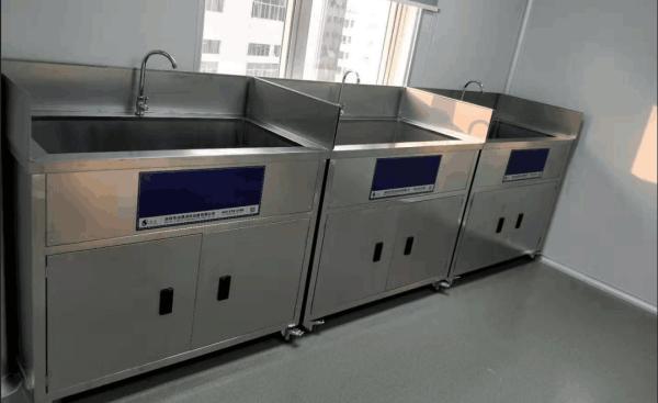 Limpador ultrassônico industrial PCB 3 estágios 77L temporizador ajustável com tanque de secagem