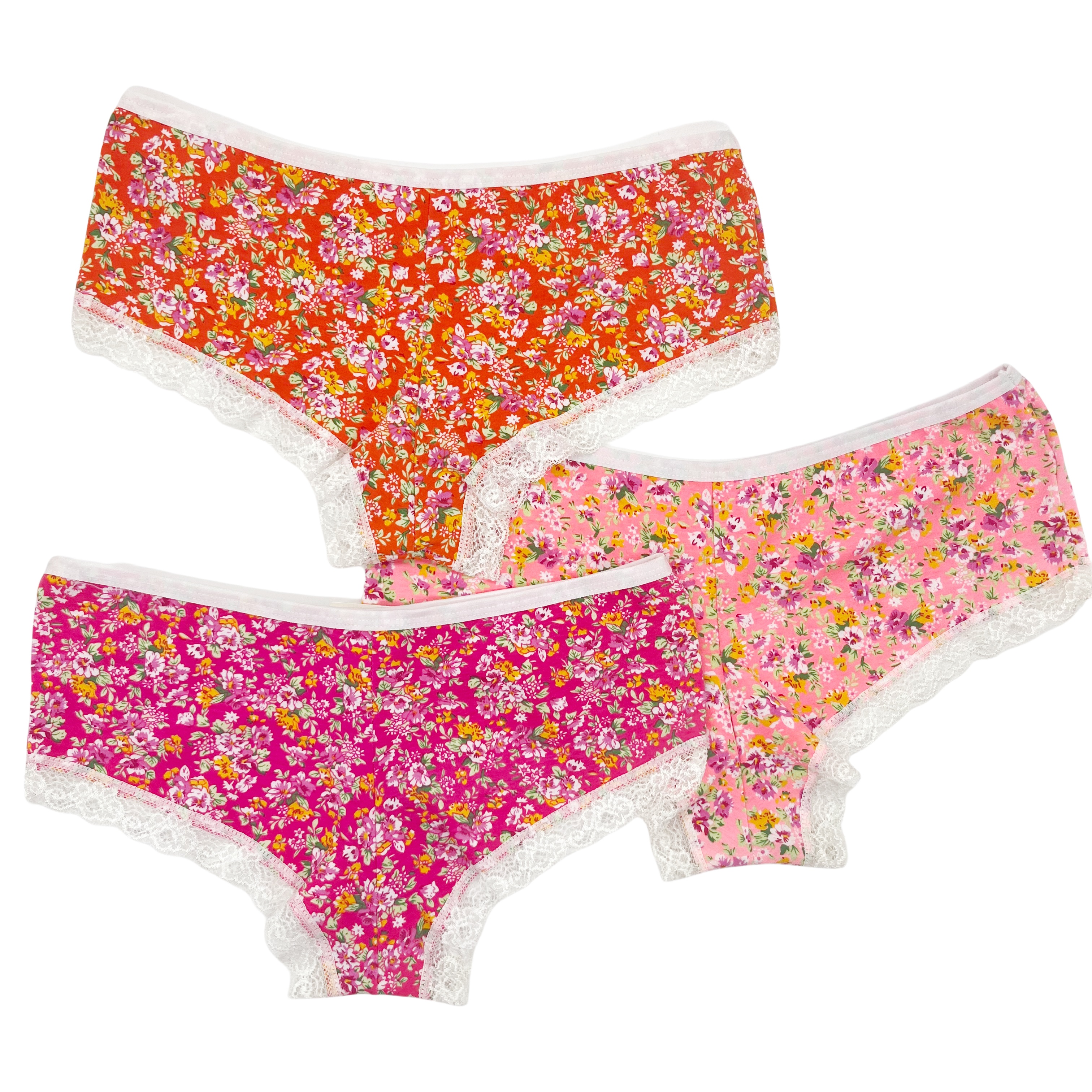 2024 New Style Women's Low Rise Lace Printing Floral Panties High Quality Ladies Brief Underwear Adult Wholesale Price