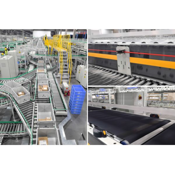 Carton Box Conveyor Sorting System Flexible Gravity Roller Conveyor System Logistics Sorting Warehouse Storage Rack
