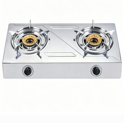 Manufacturer Stainless Steel Tabletop 2 Burner Natural Stove Kitchen OEM ODM