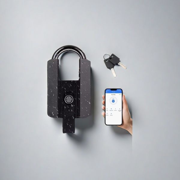 New Model Big Size Durable Biometric Outdoor IP67 Waterproof USB Rechargeable Eco-Friendly Smart Lock Fingerprint TT Lock for