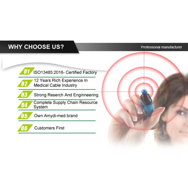 CE Certified Reusable Erbe Monopolar Cable 2p Plug For Surgical Protection