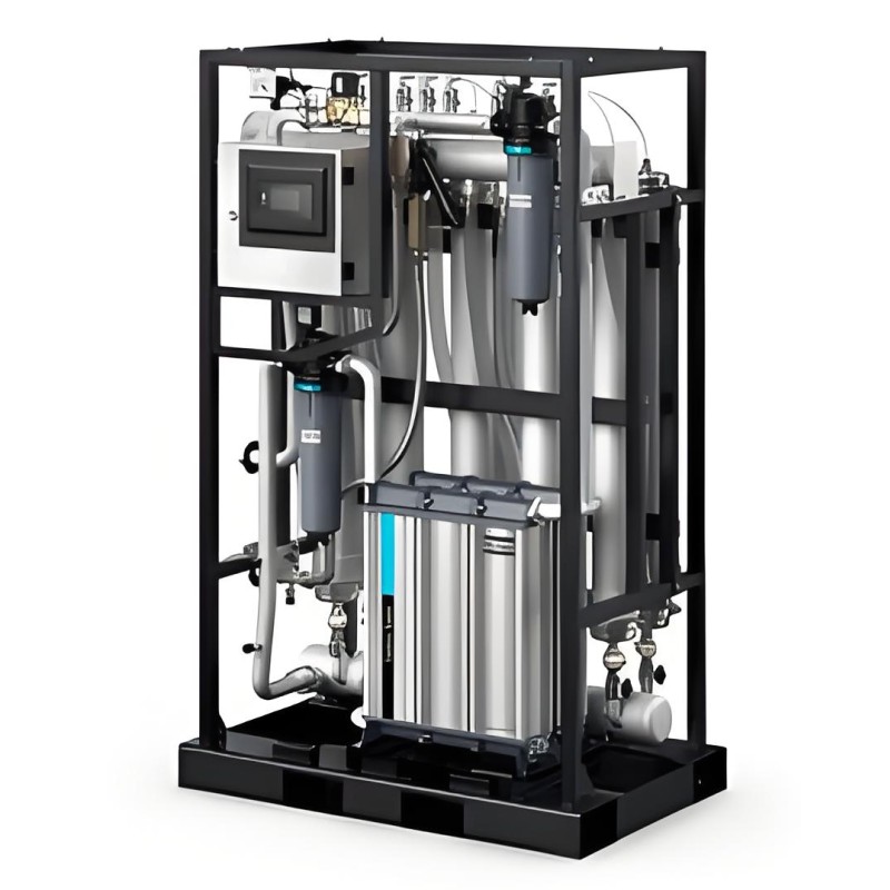 Compact Mobile Membrane Nitrogen Generation Device for Remote Site Nitrogen Supply