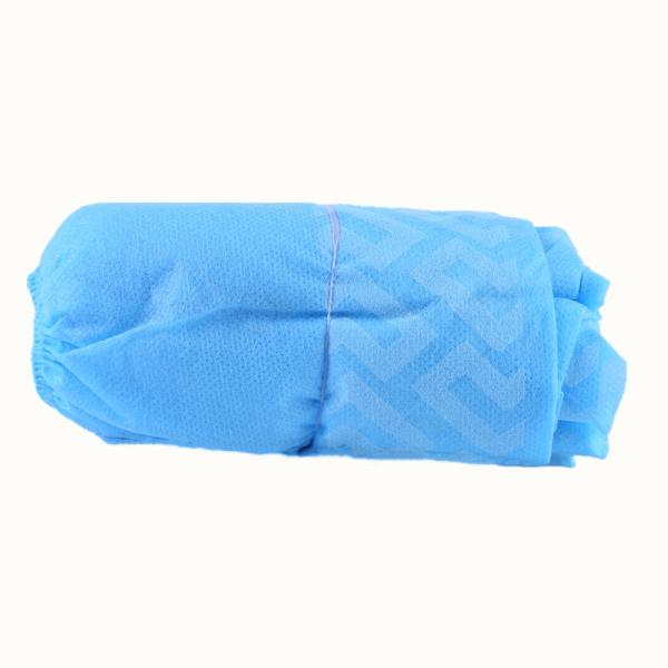 Non Skid Elastic SMS Medical Disposable Shoe Covers 25gsm