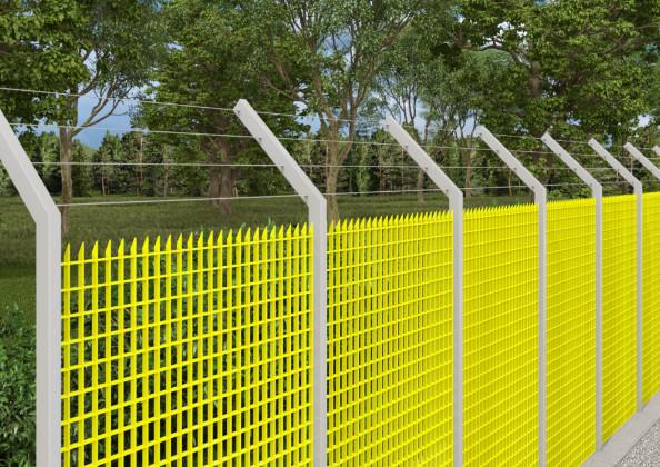 OEM Durable High Height  Airport FRP Fencing With Low Maintenance