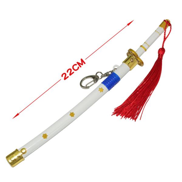 One Piece Ame No Habakiri Zinc Alloy Automatic Elasitc Moving Sword