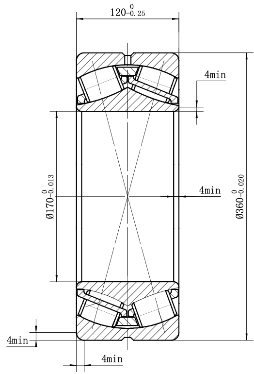 MEGE 22334 CA/W33(3634)P5 Spherical Roller Bearing