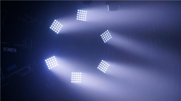 Matrix LED Moving Head Lights , Stage Moving Head Light Can Show Number And Letter