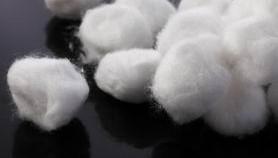 Absorbent  Non Woven Cotton Ball Round Shape Quick Dry Feature