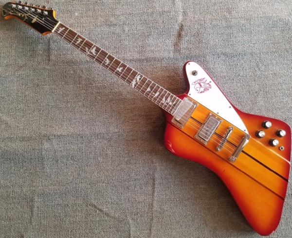 Firehawk factory custom Firebird guitar alien Electric guitars top quality in red color musical instruments