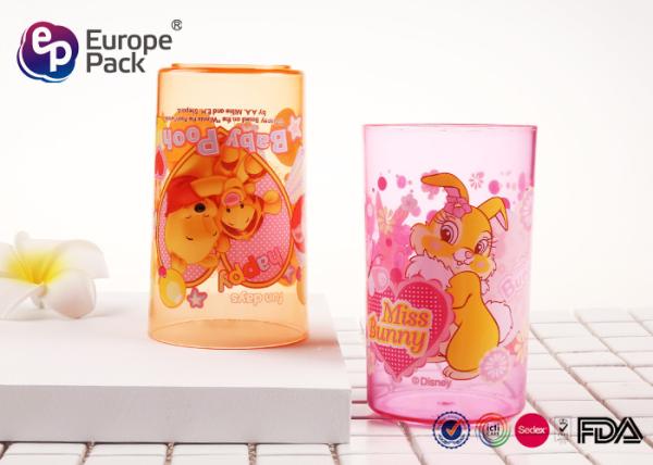Customized Printing Strong Childrens Plastic Mugs Without Holder  270ml 9.5OZ