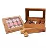 Luxury Cookie Dessert Reusable Packaging Box Cupcake Holder Paper Box With Inserts