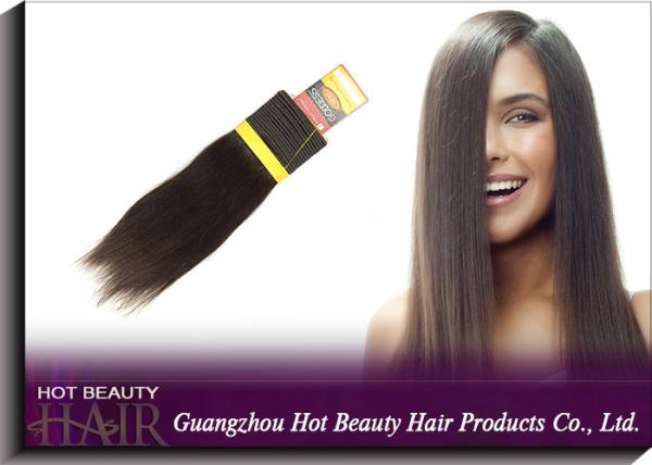 Hot Beauty Peruvian Natural Wave Virgin Human Hair Extensions For Women