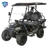 le chariot de golf électrique du noir 25miles/H, doublent un chariot de golf électrique de construction de bras