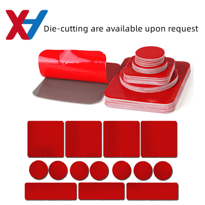 Double Sided VHB Tape 1 мм двухсторонняя клейкая лента Прозрачная монтажная лента Красный вкладыш для швабры