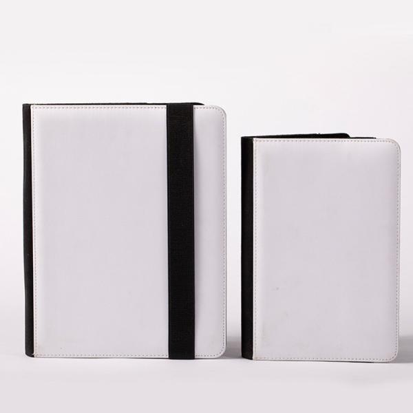 ユニバーサル マルチアングル サポート 空白 レザー サブライメーション タブレットケース 7' から 11'