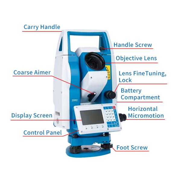 Tianyu CTS-632R10M Touch Screen Total Station 2 Accuracy