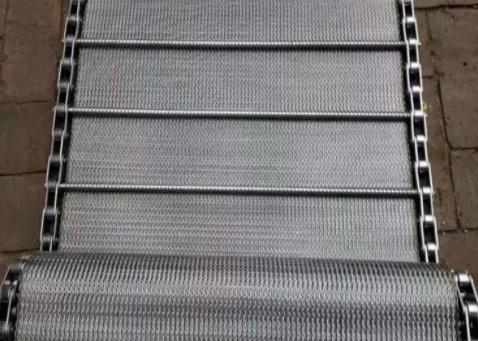 Quick Freezing Industry Chain Conveyor Belt Food Grade 304 Stainless Steel