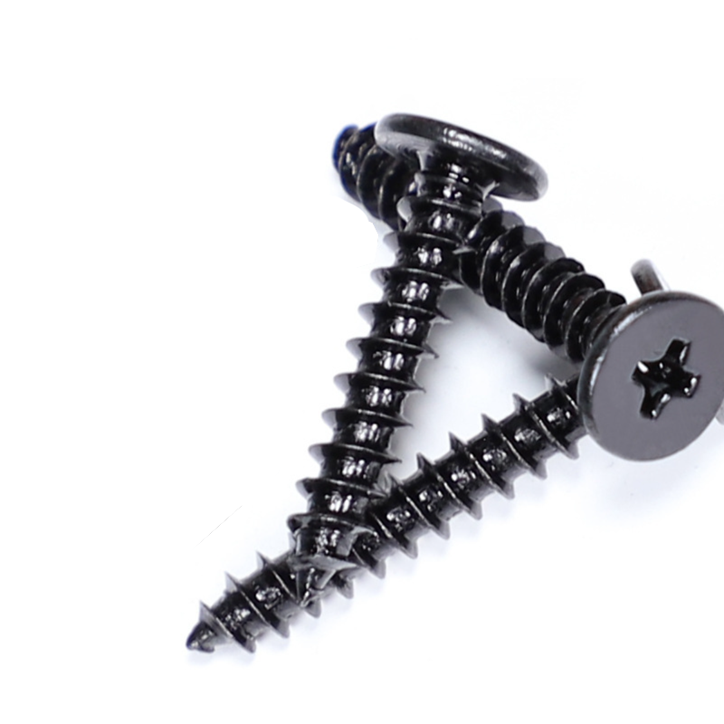 Black large flat-head self-tapping screws CA ultra-thin cross flat-head self-tapping screws large flat-head self-tapping screws M2/M3/M4