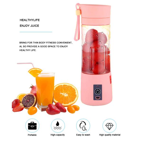 Rechargeable USB Portable Juicer Cup Household Fruit Mixer Baby Food Blender Cup