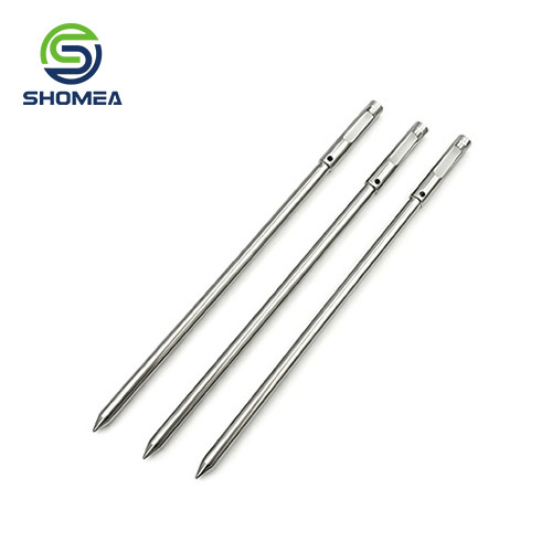 OEM Medical Grade Precision Stainless Steel Temperature Probe With Slot