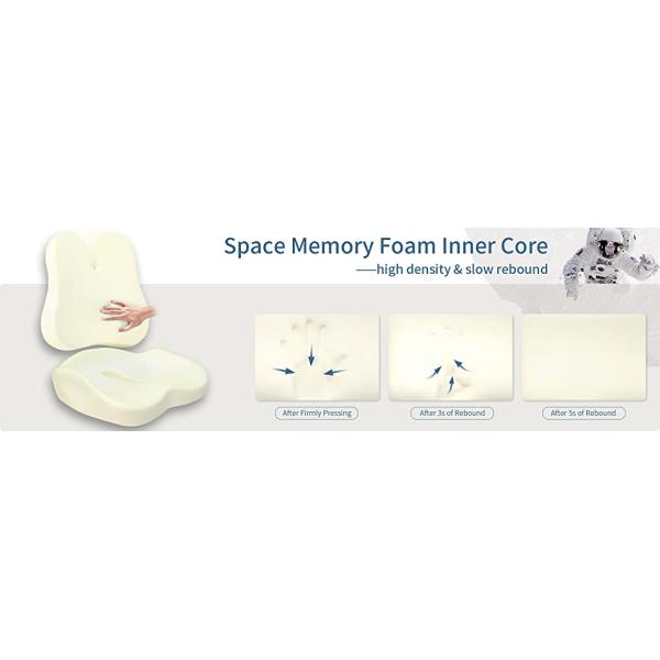 Customized Multi-functional Memory Foam Lumbar Support Pillow for Back Pain Relief