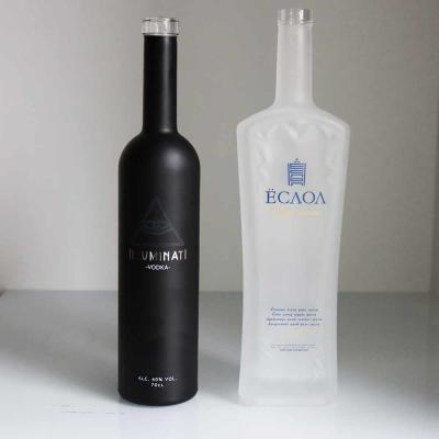 Completo original geado superior da garrafa de vidro da vodca XO das garrafas do licor revestido