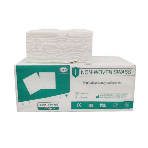 3X3 4ply Non Woven Gauze Swabs
