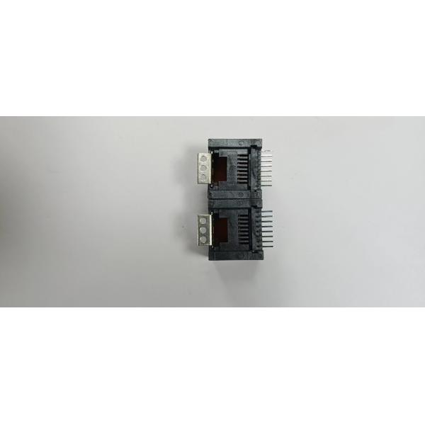 Single Port Shielded SMT RJ45 Connector R / A 50 U