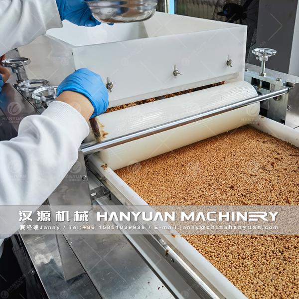 Food Grade Stainless Steel Cereal Bar Production Line Advanced Automated