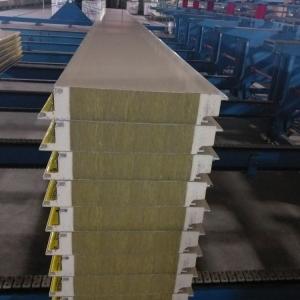 CE аттестовал панель сэндвича 100mm Rockwool 200mm для на открытом воздухе офиса