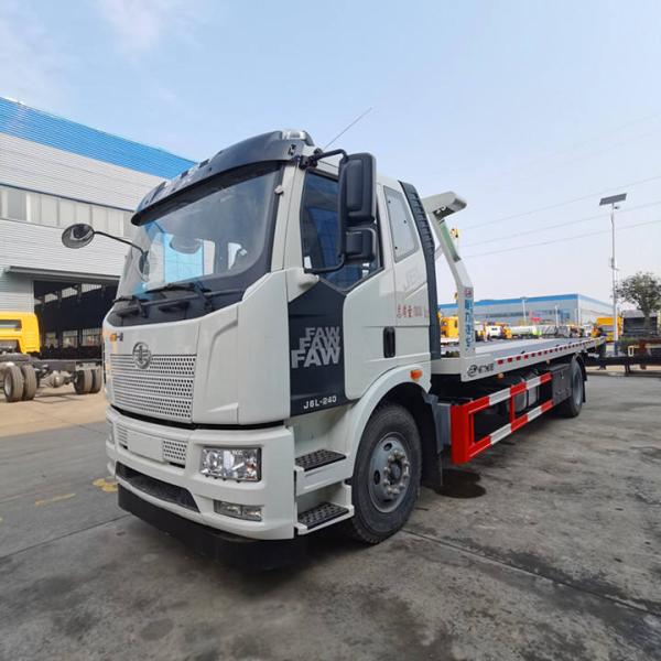 FAW 8ton 9ton 10ton Breakdown Recovery Truck Flatbed Rescue Wrecker Towing Truck