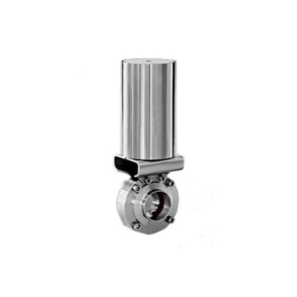 Stainless Steel Pneumatic Operated Butterfly Valve With Horizontal Type