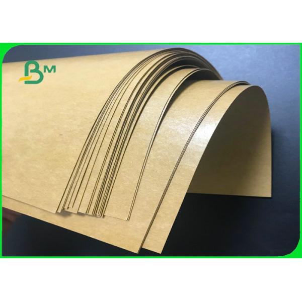 Biodegradable 300gsm + 15g PE Film Kraft Board For Food Packaging