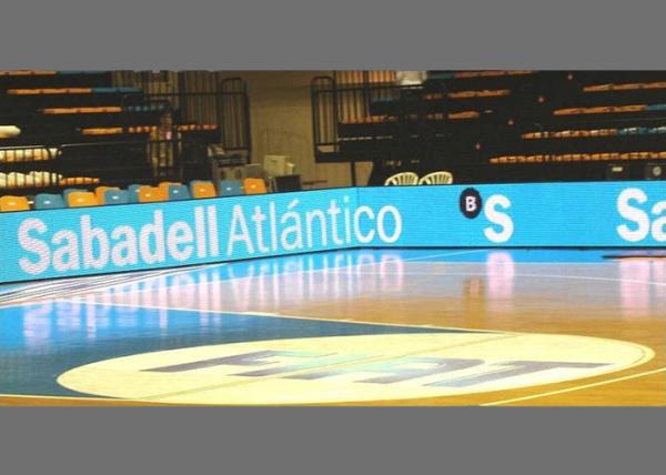 P8 Stadium Sports Perimeter LED Display Panel led video banner with Rubber cover