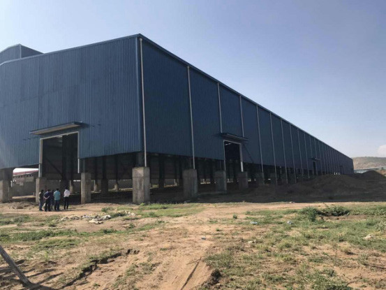 Q235 Q355B Steel Building Factory , Durable Steel Frame Structure Building
