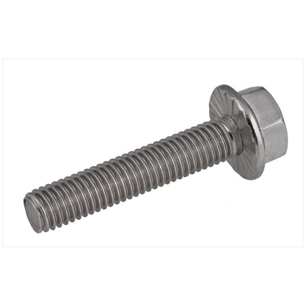 Stainless Steel Serrated-Flange Hex Head Screws  DIN6921 Serrated-Flange Hex Bolts Flanged Hex Machine Screws