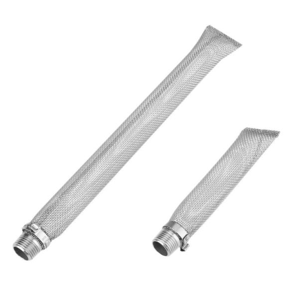 12 Inch 316L Wire Mesh Filter Tube Beer Kettle Bazooka 1/2 Npt Strainer