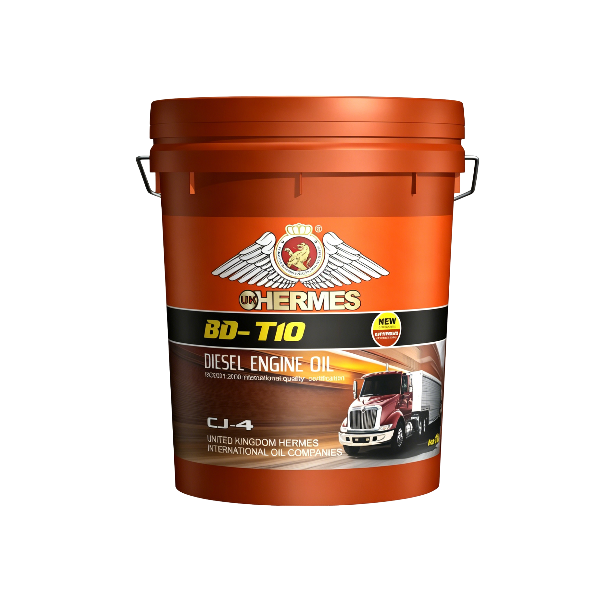 BD-T10 Full Synthetic API CJ-4 Heavy-Duty Diesel Engine Oil in 18L Pail