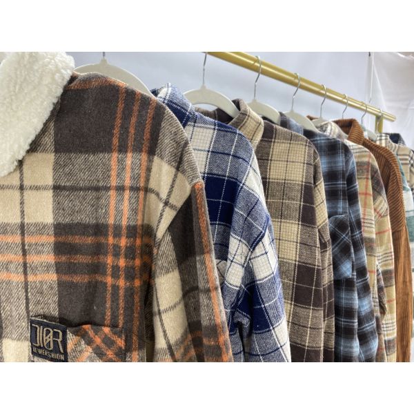 Men's Women's Old Winter Shirts Slim Fit Fashion Autumn Winter Versatile Sizes