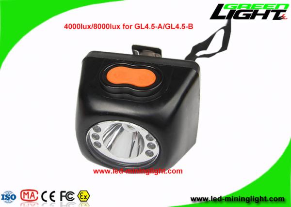 Cordless Led Mining Cap Lights Head Lamp 1W With High Low Beam Lighting Mode