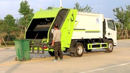 Dongfeng 6cbm Compressed Garbage Truck Waste Garbage Compactor Waste Treatment Truck