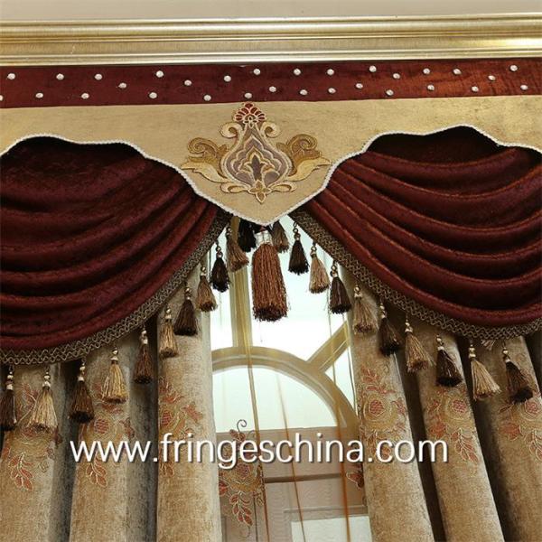 European Style Home Textile Blackout Jacquard Embroidery Window Curtain