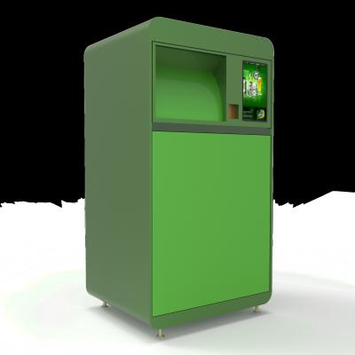 10 tela do usuário que recicla a capacidade de armazenamento 20kgs da máquina de venda automática do desperdício